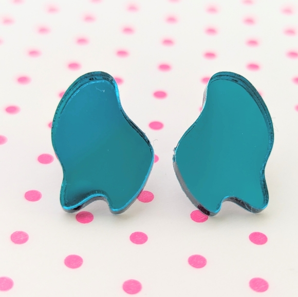 Mirror Drip Studs | Hypoallergenic - Picture 12 of 16